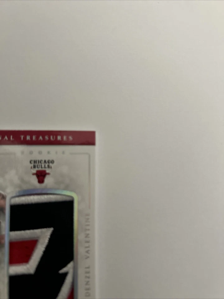 2016-17 Panini National Treasures - Rookie Jumbo 1 Of 1 #15 Denzel Valentine  - Image 4 of 4