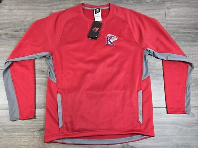 King University Tornados Pullover Mens Medium M Red Baseball NWT New Balance