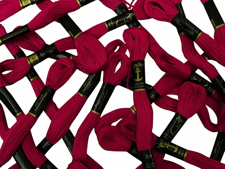Anchor Stranded Cotton Thread Hand Embroidery Thread Cross Stitch Sewing Magenta - Image 3 of 4