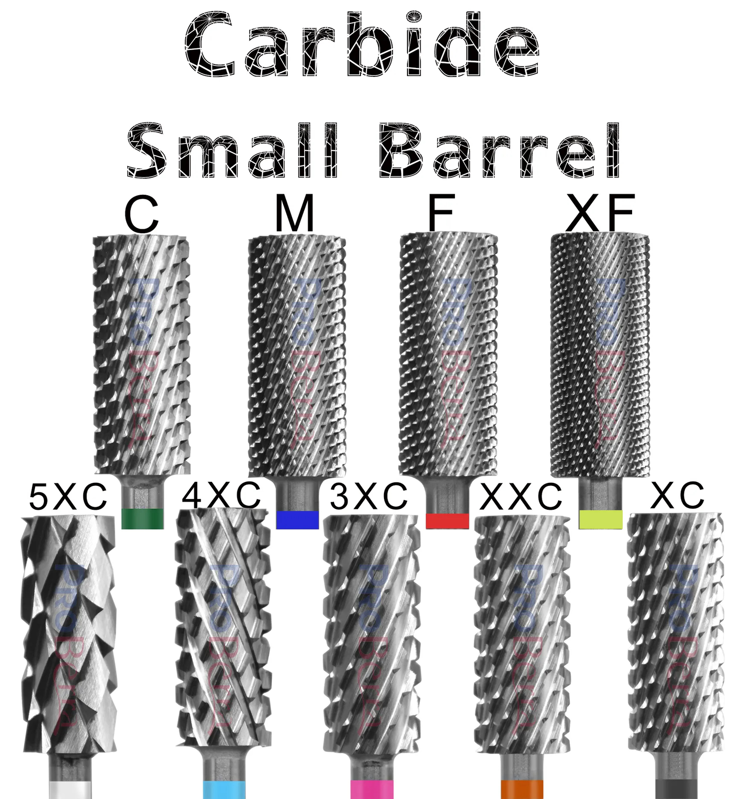 Tungsten Steel Carbide Manicure Nail Drill Bit File Pedicure Rotate Burr