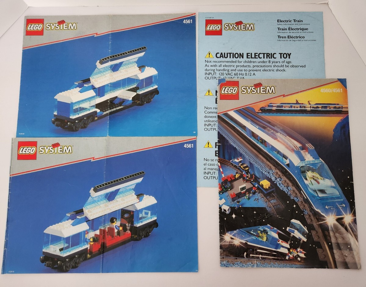Lego 4561 Railway Express Train Instruction Books And Safety Info Only