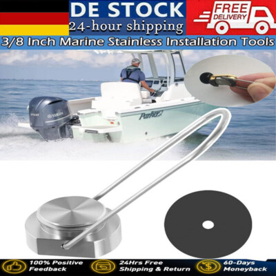 3/8'' Marine Quick Release Fender Receiver Holder Installer Tool Universal