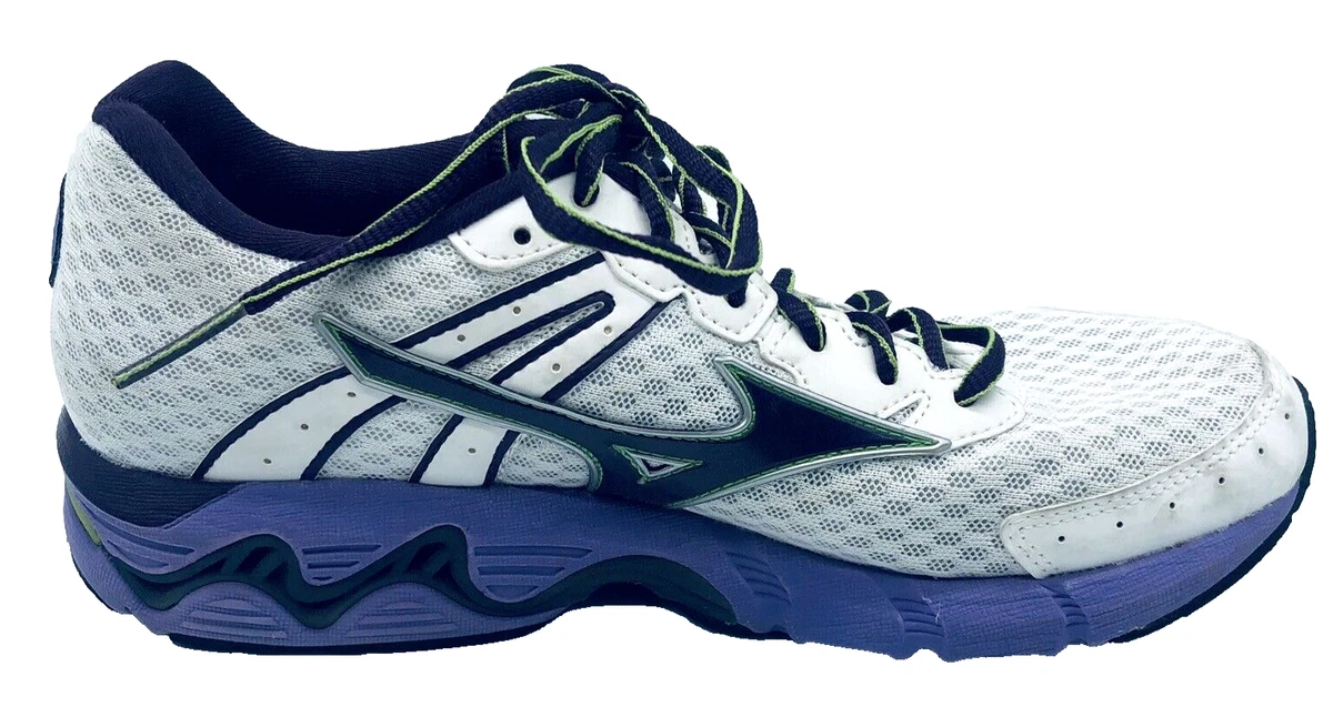Mizuno Wave Inspire J1GD154468 W7.5 White Blue Lilac Pre Owned