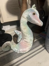 TY Beanie Baby - NEON the Seahorse 7.5 inch - MWMT's Stuffed Animal Toy