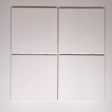 6 X 6 Ceramic Bisque Tiles - Glazing/Firing Crafts Accepts Most Media, 1 sq.ft