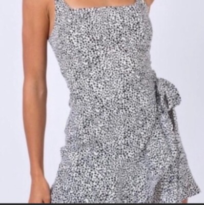 Princess Polly Women's Black and White Ruffle Dress Size 2 | eBay