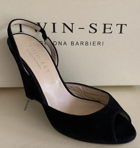 Simona BARBIERI TWIN SET TG. 37 SCARPE DESIGNER PUMPS CAMOSCIO NUOVO UVP  289 € | eBay