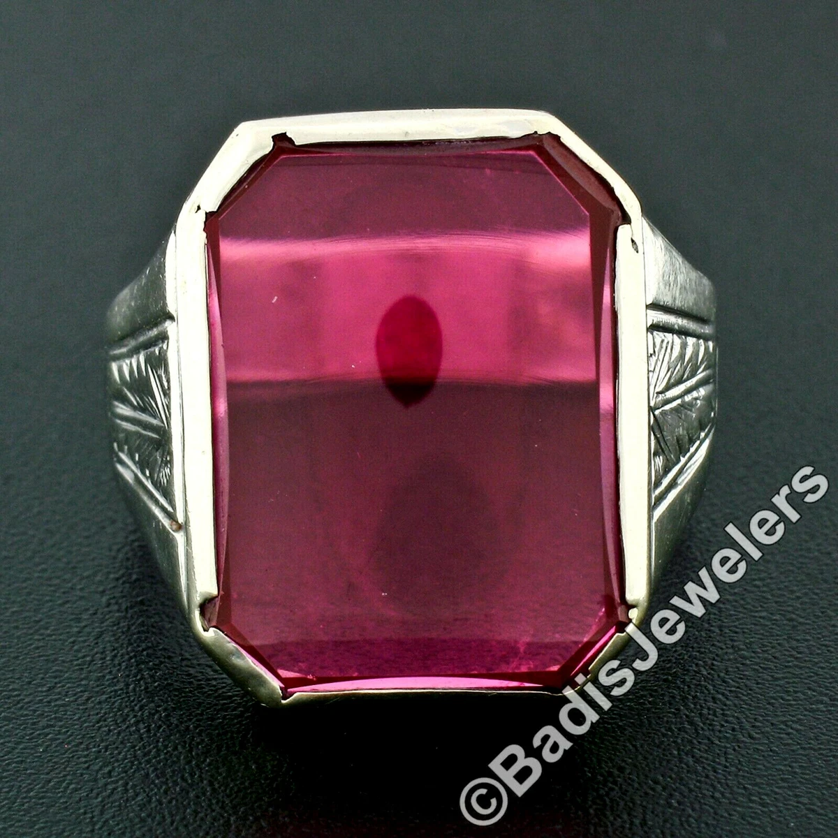 Mens art clearance deco rings