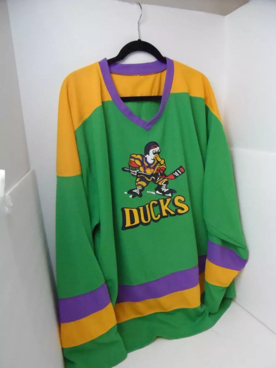 Green and best sale purple hockey jersey