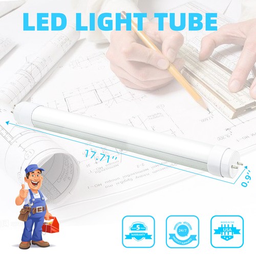 F15T8 LED Tube Light-18-Inch (17-3/4 Inch Actual Length) 12V AC 7W (15W Equival) - Picture 3 of 12