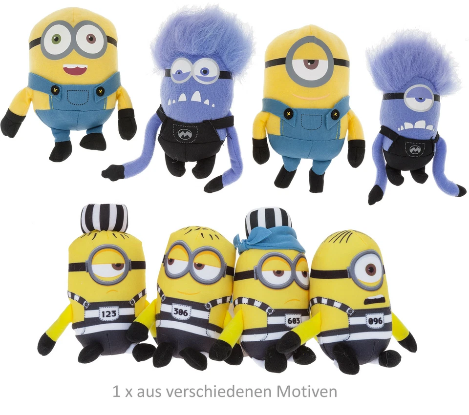 Rucksack Jungen Minions Kinderrucksack Kinder Tasche 20354-0450 + Plüsch Figur - Bild 2 von 4
