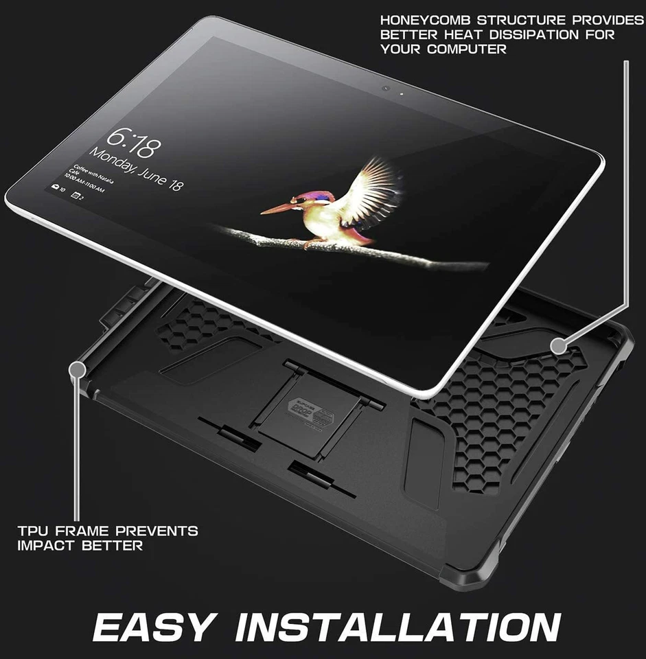 SUPCASE For Microsoft Surface Go 2nd Gen / Surface Go 10.0" Kickstand Case Cover - Image 4 of 4