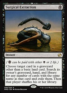Magic the Gathering MtG Modern Masters 2015 Rare Surgical Extraction #99