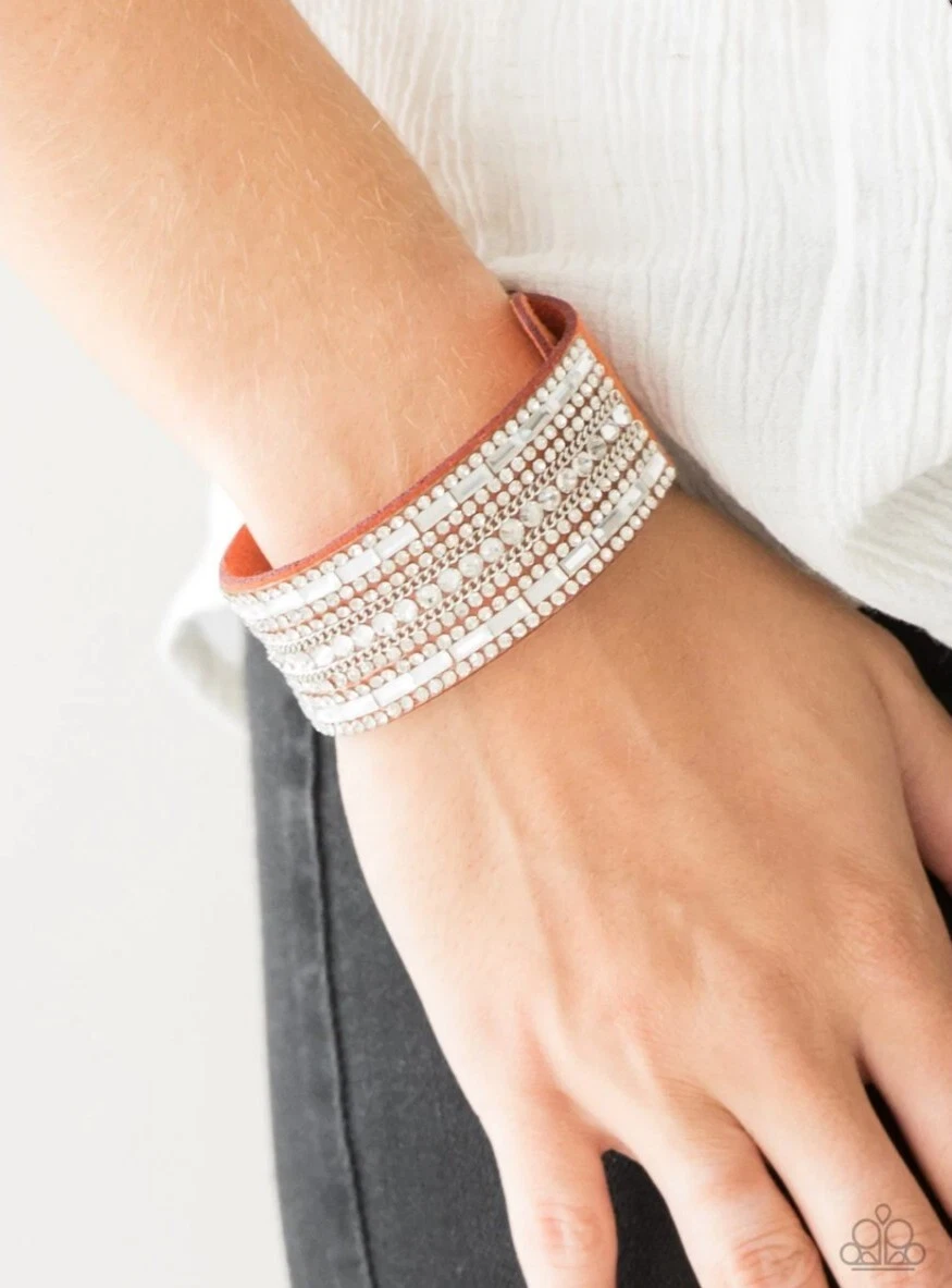 Paparazzi Rebel Radiance Orange Urban Bracelet eBay