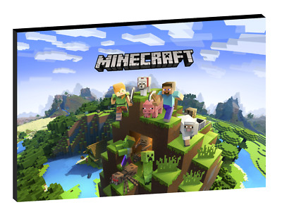 m3 PIXELS Minecraft XL LEINWANDBILD 18'' x 22''