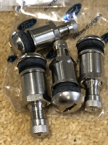 Genuine Ford Focus MK1 RS,Escort XR3i ,RS2000 Stainless Tyre Valve x 4 - Picture 3 of 3
