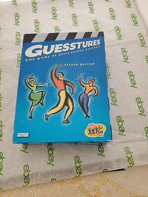 Guesstures The Game of Split Second Charades 2nd Edition 2003 Hasbro for sale online