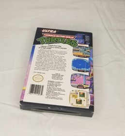 Teenage Mutant Ninja Turtles CIB Complete Nintendo NES 1989 Box VG Condition 