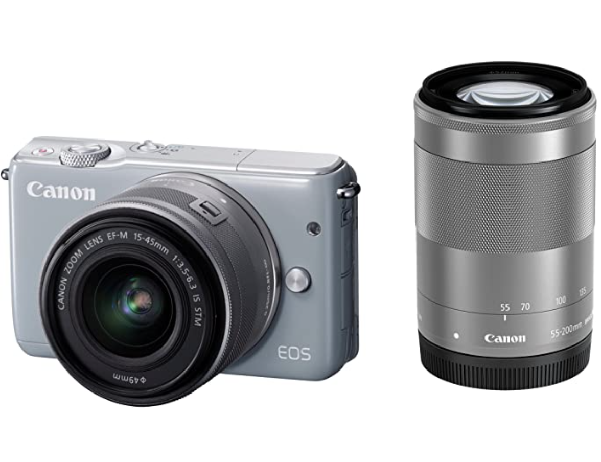 Canon EOS M10ミラーレス EF-M 15-45mm+55-200mm Amazon | Canon ミラーレス一眼カメラ EOS M10 ダブルズームキット