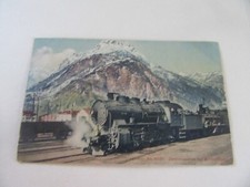 Swiss Steam Locomotive Postcard In Good Pre-Owned Unposted Condition