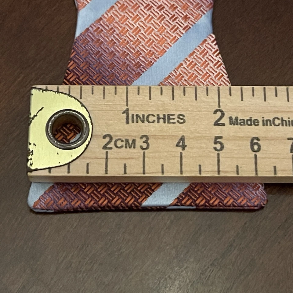 Pajarita para hombre hecha a mano 100 % microfibra Foto 4 de 4