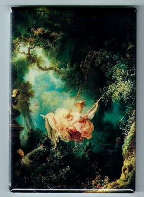 JEAN HONORE FRAGONARD *2X3 FRIDGE MAGNET* THE SWING PAINTING ARTWORK ARTIST FINE