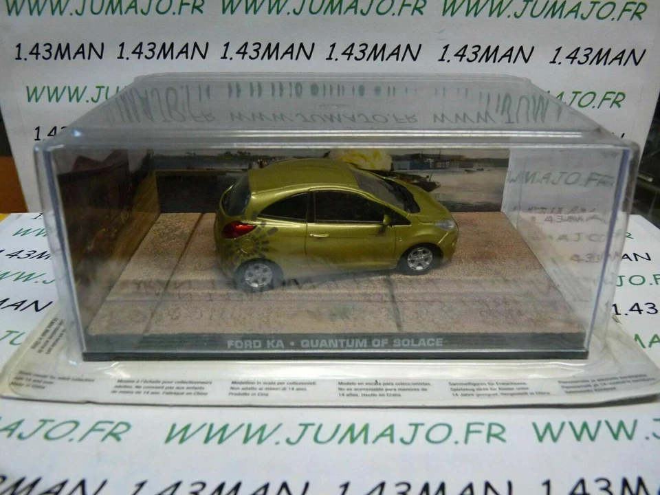 JB60 voiture 1/43 IXO 007 JAMES BOND  : FORD KA quantum of solace - Photo 2/2
