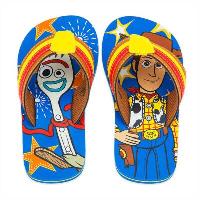 NWT Disney store Woody Flip Flops Sandals Shoes Toy Story