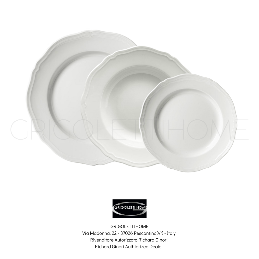 Richard Ginori - Antico Doccia - Set 3 Plates Place Table