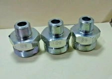 (03 Pcs) DIXON GM8 BOSS GROUND JOINT SPUD, 3/4 IN, MNPT, STEEL,NEW