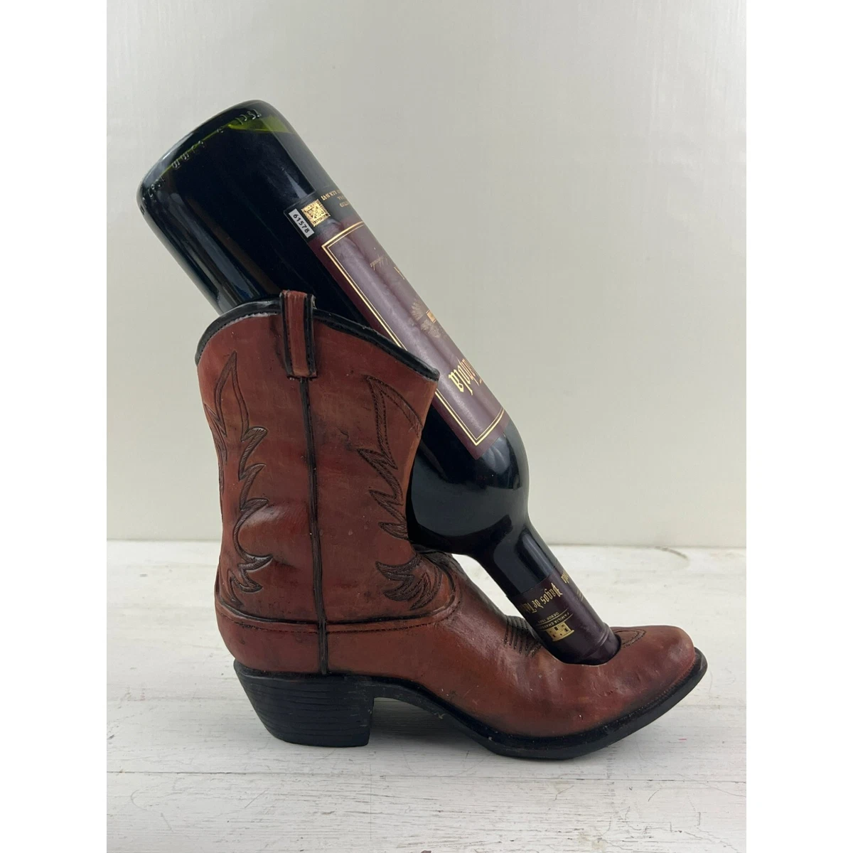 Giddy Up Bottle Holder Cowboy Boot Wine