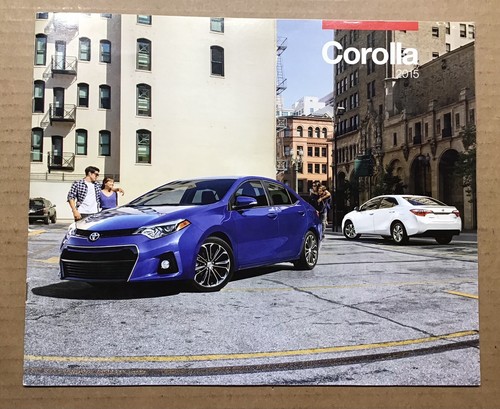 2015 Toyota Corolla 24-page Original Dealer Sales Brochure Catalogue