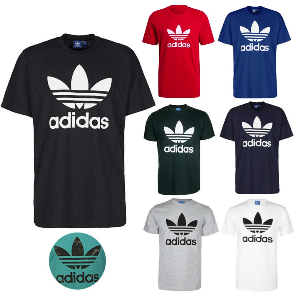 Adidas Men's Trefoil Logo Graphic Athletic Short Sleeve Tee