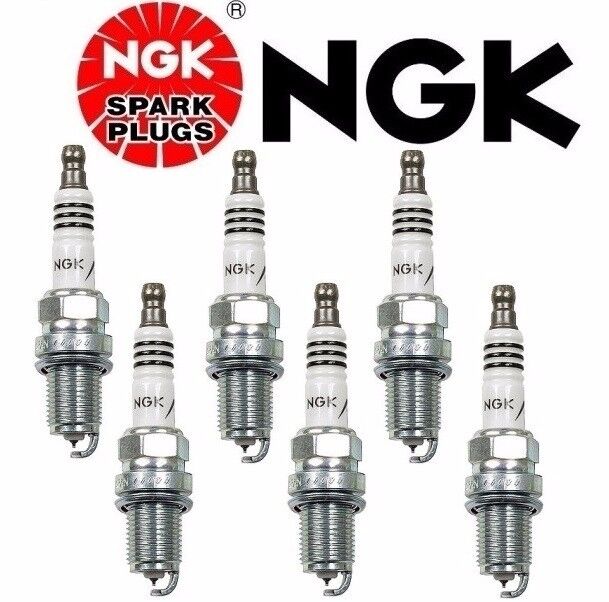 NGK BKR5EIX11 Iridium Spark Plugs 6pcs 5464 More Power More Spark