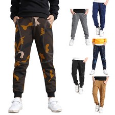 Kids Boys Trousers Workout Pants Cycling Sweatpants Jogging Sportswea Running