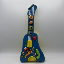 1998 Sesame Street Elmo's Elmo Rock And Roll Guitar Tyco Musical Toy Tested