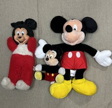 Lot Of 3 Mickey Mouse Plush