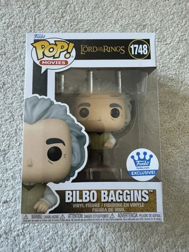 Funko Pop! Lord of the Rings: Bilbo Baggins #1748 Funko Exclusive W/Protector