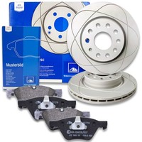 2X Ate Powerdisc Bremsscheiben 288Mm + BeläGe Passend FüR Mercedes C-Klasse W203