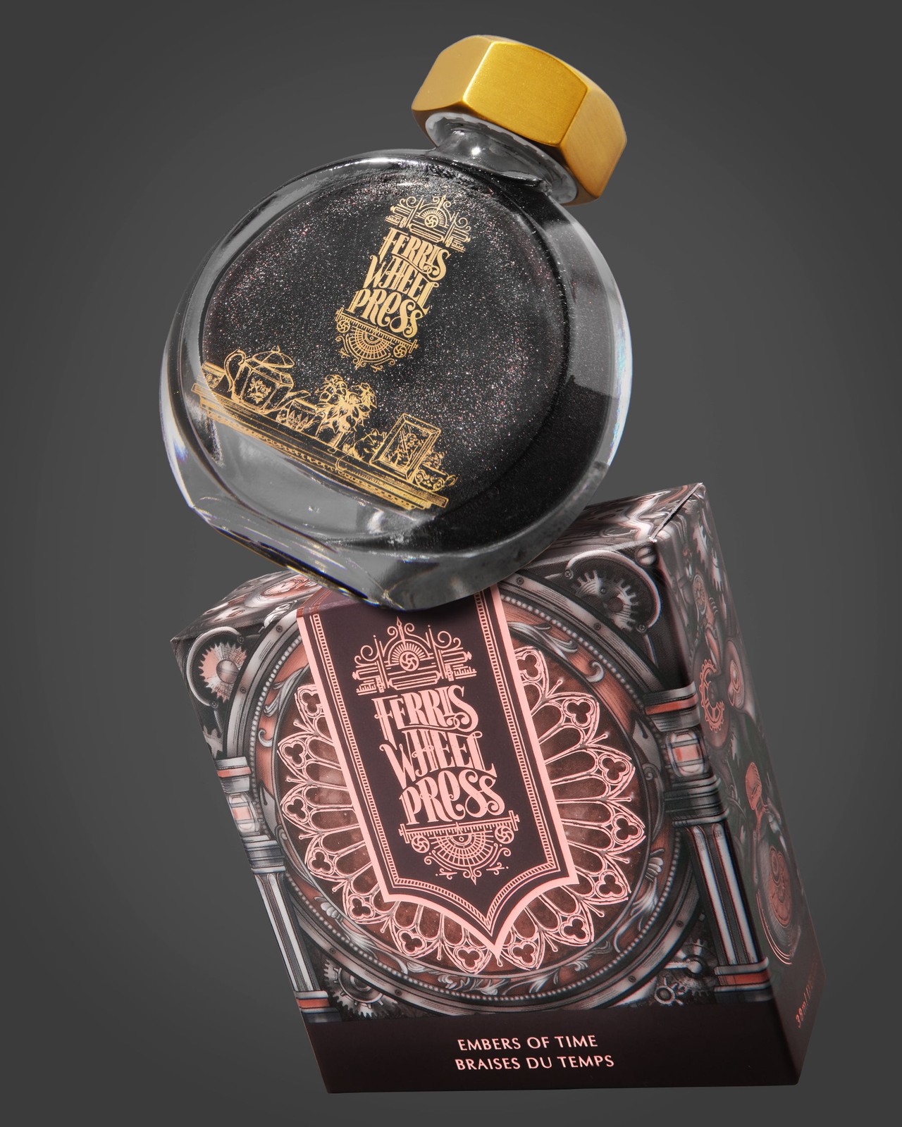 Ferris Wheel Press in Embers of Time Shimmer Bottled Ink - 38 mL - NEW