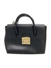 FURLA Shoulder Bag BLK Plain