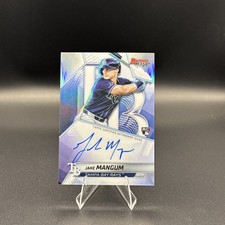 2025 Bowman's Best Jake Mangum Rookie Refractor Auto Tampa Bay Rays  