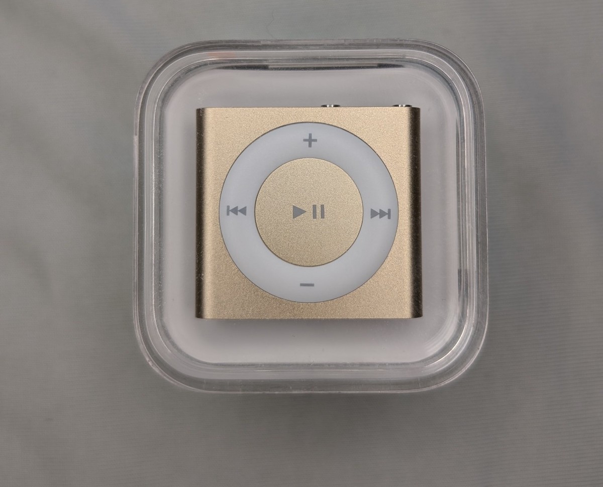 Apple iPod Shuffle 4th Generation 2GB Music Player - Gold