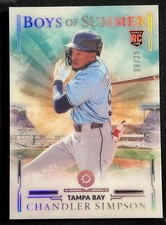 2025 Boys of Summer Chandler Simpson Holo Silver Rookie Card /25 Super Thick