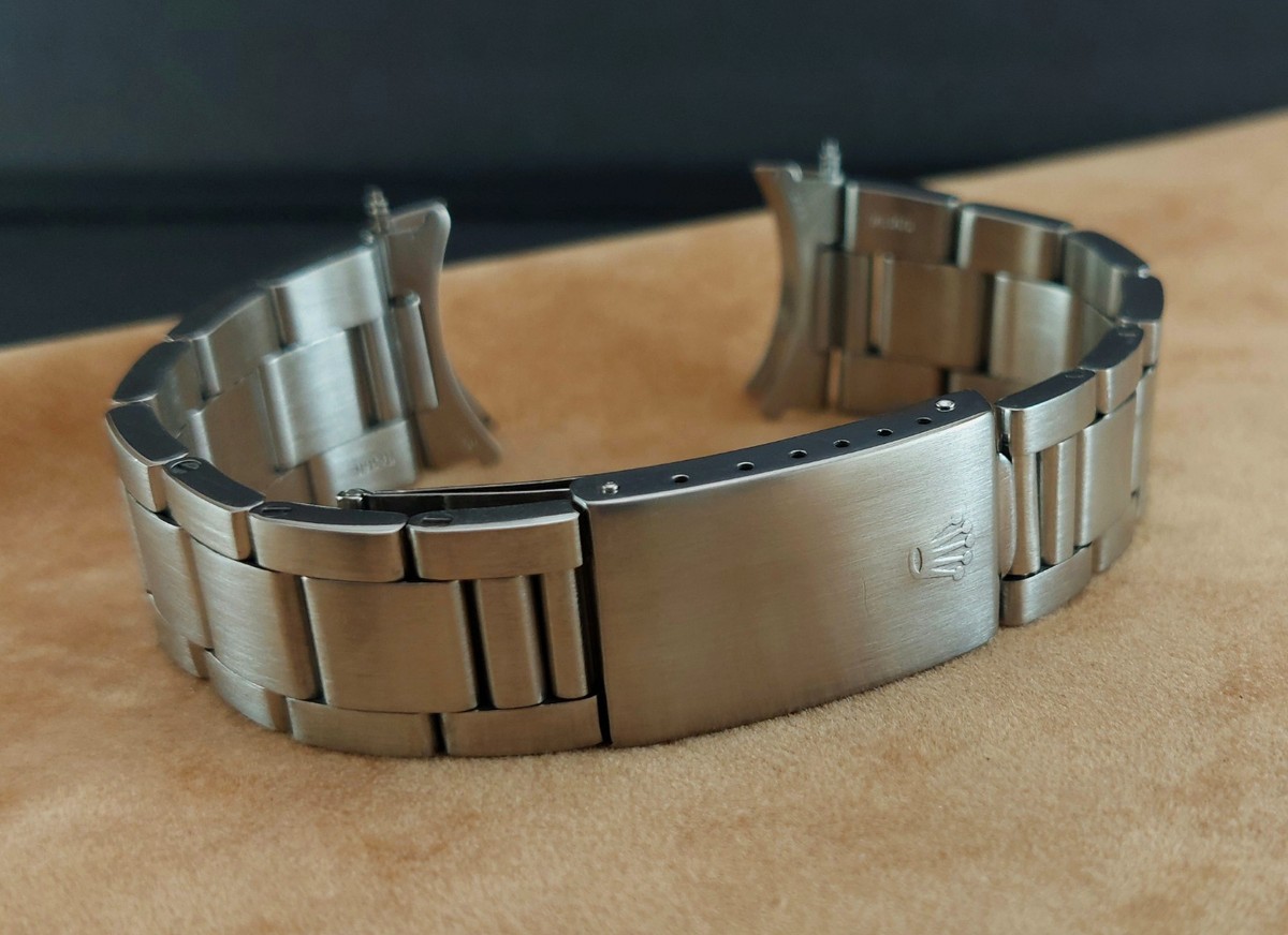 Original ROLEX Oyster Steel Bracelet 20mm Ends 13 Ca 1977