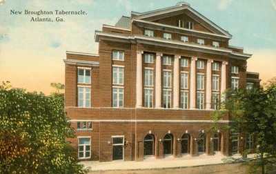 New Broughton Tabernacle Postcard Antique 1918 Atlanta, Georgia  N