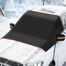 Windshield Cover for Ice and Snow 78''x58'' 600D Heavy Duty Snow Cover Against