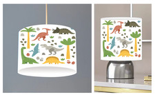 DINOSAURS choose from Ceiling Light Shade, Touch Lamp or Bundle