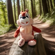 Walt Disney World Chip Chipmunk Plush Stuffed Animal 8 Inch