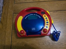Sing-A-Long CD Player Kids Karaoke Machine with Microphone Red Yellow Blue